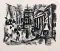 Cesar Klein, Schauspielhaus Berlin, Um 1918, Lithographie
