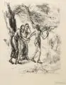 Max Liebermann, Der Abschied des Tobias von den Eltern, 1917, Lithographie