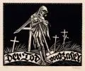 Rudolf Schiestl, Der Tod von Basel, Wohl 1924, Holzschnitte auf Bütten