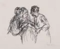 Max Liebermann, Drei Frauen im Gespräch. Wohl um 1910