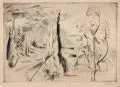 Heinrich Nauen, Baumbestandene Landschaft