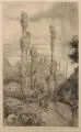 Hans Thoma, Am Gardasee, Radierungen, zum Teil in der Platte ligiert monogrammiert "HT", betitelt und datiert