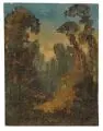 Carl Blechen, Abendliche Waldlandschaft. Um 1833- 1835