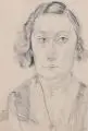 Erhard Hippold, Trude, 1933, Graphitzeichnung