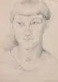 Erhard Hippold, Gussy, 1933, Bleistiftzeichnung