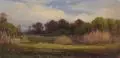 Woldemar Rau, (zugeschr.), Baumbestandene Landschaft mit Gewässer, Wohl 1852, Öl auf dünner Malpappe, auf kräftige Malpappe maroufliert