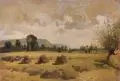 Wilhelm Carl August Zimmer, Im Saaletal, 1877, Öl auf Papier, auf Malpappe maroufliert