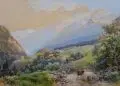 Bernhard Mühlig, Blick ins Maderanertal, Schweiz