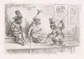 Johann Adam Klein, Drei Affen, Radierungen