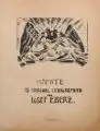 Josef Eberz, Kämpfe, 1915, Lithographien auf bräunlichem Papier