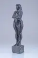 Rolf Winkler, Kleine Stehende, 1970, Bronze, gegossen, grünschwarz patiniert
