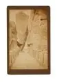 Hermann Krone, Basteibrücke, Um 1858, Albuminabzug, auf mittelbraunem Trägerkarton mit geprägtem Atelierstempel "Photographie u