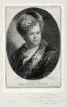 Georg Friedrich Schmidt, Des Künstlers Frau nähend, Radierungen. "Des Künstlers Frau nähend" in der Platte o.li. signiert "Schmidt", bezeichnet und datiert. "Dinglinger" in der Platte u.re. signiert "G