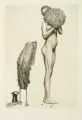 Auf Freiersfüßen by Richard Müller, 1914, Radierung auf festem Bütten, sold Sep 2012