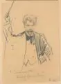 Robert Sterl, Robert Sterl, Arthur Nikisch im Leipziger Gewandhaus, 1910, Graphitzeichnungen