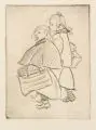 Heinrich Zille, Zeitungskinder (B), Um 1906, Heliogravüren (2)