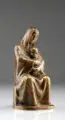 Emil Mund, Sitzende Madonna mit Kind. Ohne Jahr, Bronze, gegossen