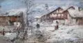 Inverno nell'alta montagna by Vittorio Antonio Cargnel, Öl auf Malpappe, sold Mar 2012
