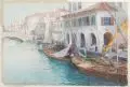 Albert Stagura, Venedig (Canale Grande) 1895, Aquarell