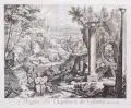 Jean Baptiste Broebes, L'Origine des Chapiteaux des Colonnes, Um 1700, Radierung auf Bütten