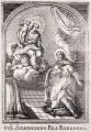 Giuseppe Maria Moretti, S. Sigismondo Re di Borgogna, Um 1700, Holzschnitt