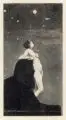 Der Gedanke an das Unendliche by Sascha Schneider, 1896, Holzschnitt auf China, an den Ecken auf Untersatzpapier montiert, sold Mar 2012