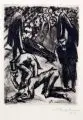Max Pechstein, Der Schatten III, 1918, Kaltnadelradierung und Roulette