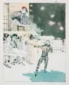 Karl Walser, Russisches Ballet, Farblithographie