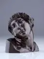 Michelangelo Buonarotti, (nach), Sterbender Sklave (Ausschnitt). Wohl 1. H. 20. Jh, Bronze, gegossen, braun patiniert
