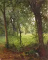 Henri Biva, Waldquelle im Frühjahr. 2. H. 19. Jh, Öl auf Leinwand
