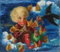 Pol Cassel, Herbst, Öl auf Leinwand