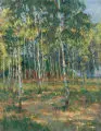 Otto Altenkirch, (Umkreis.), Birkenwald am Heller im Frühling. Wohl 1920er Jahre