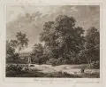 Christian Gottlob Hammer, Partie im grossen Garten bei Dresden, Radierungen, das erste Blatt gestochen von P