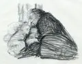 Städtisches Obdach by Käthe Kollwitz, 1926, Lithographie auf weißem Kunstdruckpapier, sold Dec 2011