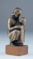 Ernst Hermann Grämer, Mutter mit Knaben. Mitte 20. Jh, Bronze, gegossen, partiell hellbraun patiniert