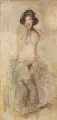Georg Richter-Lößnitz, (zugeschr.), Mädchenakt. Wohl 1. Viertel 20. Jh