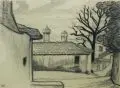 Ludwig von Hofmann, Italienische Dorflandschaft