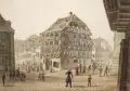 Georg Christoph Wilder, Das Dürerhaus in Nürnberg, 1840, Aquarell über Bleistift