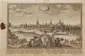 Martin Engelbrecht, Norimberga, Nürnberg, Um 1730, Radierung auf bräunlichem Bütten nach einer Zeichnung von F.B