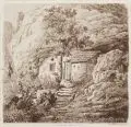 Conrad Wießner, Konvolut von sechs deutschen Landschaftsdarstellungen. 1825- 1863, Radierungen auf festem Bütten