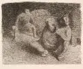Ernst Barlach, Verzweifelter Alb, Um 1910, Lithographie