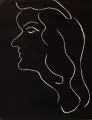 Mädchen mit langem Haar by Henri Matisse, 1947, Holzschnitt auf Velin, sold Sep 2011