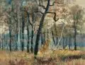 Willi Schieber, Herbst, 1953, Aquarell