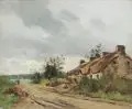 Antoine Guillemet, Landschaft in der Normandie, Nach 1881, Öl auf Leinwand