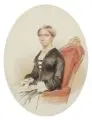 Carl Friedrich Naumann, Ein Herren- und ein Damenportrait, 1852, Aquarelle über Bleistift