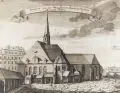 Moritz Bodenehr, Prospect von der alten Frauen Kirche in Dresden gegen Mittag, Kupferstiche