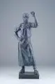 Karl Albiker, Holländer Müller, 1921, Bronze, gegossen, braun und schwarz patiniert