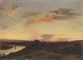 Robert Kummer, Dinglingers Weinberg in Loschwitz, 1840, Öl auf kaschierter Malpappe