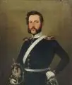 Józef Edward August Gillern, Portrait eines Offiziers, 1845, Öl auf Leinwand