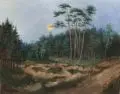 Gustav Otto Müller, Weg von Loschwitz nach Rochwitz, 1896, Öl auf Leinwand